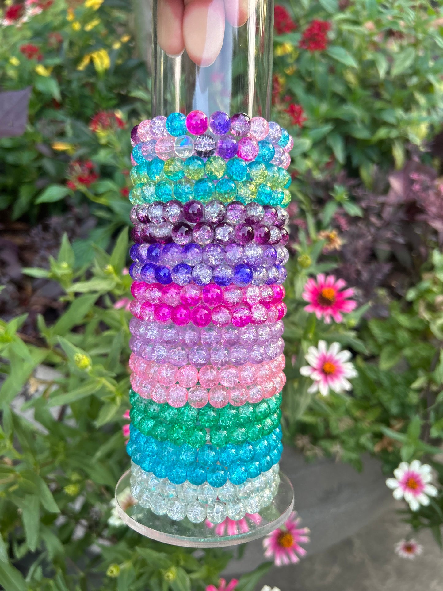 Glass Crackle Bracelet