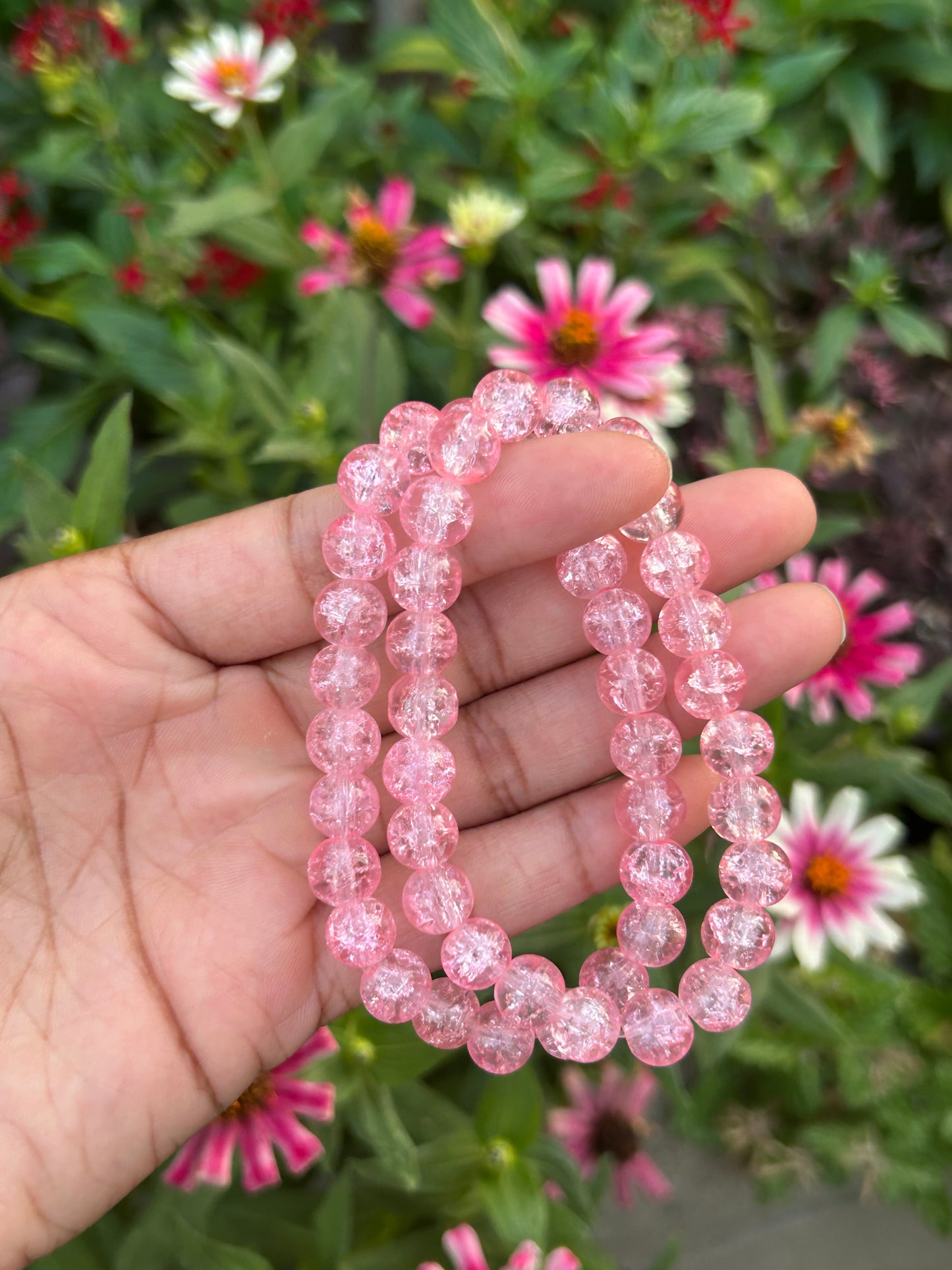 Glass Crackle Bracelet