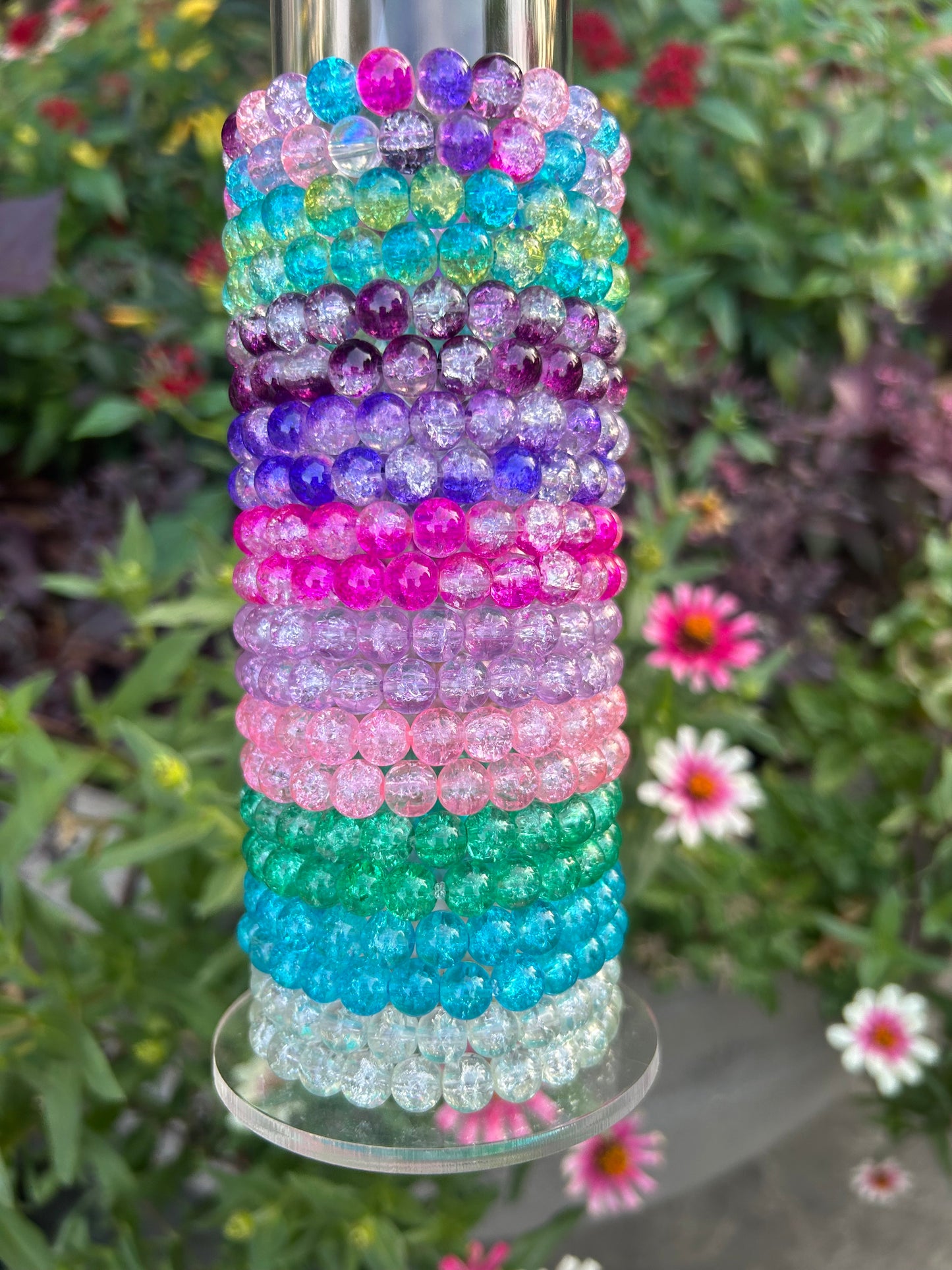 Glass Crackle Bracelet